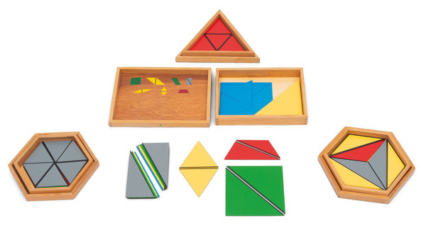 Konstruktive Dreiecke n. Montessori